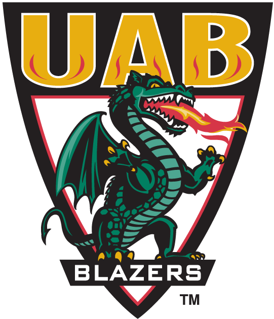 UAB Blazers 1996-Pres Alternate Logo v3 diy DTF decal sticker